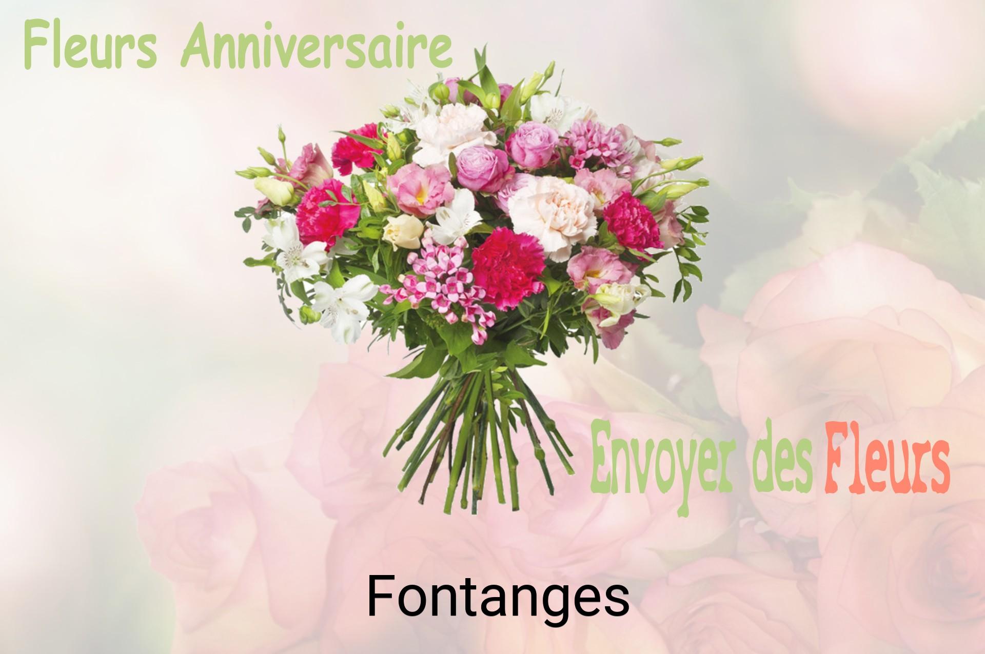 Bouquet de fleurs d’anniversaire livré à Fontanges