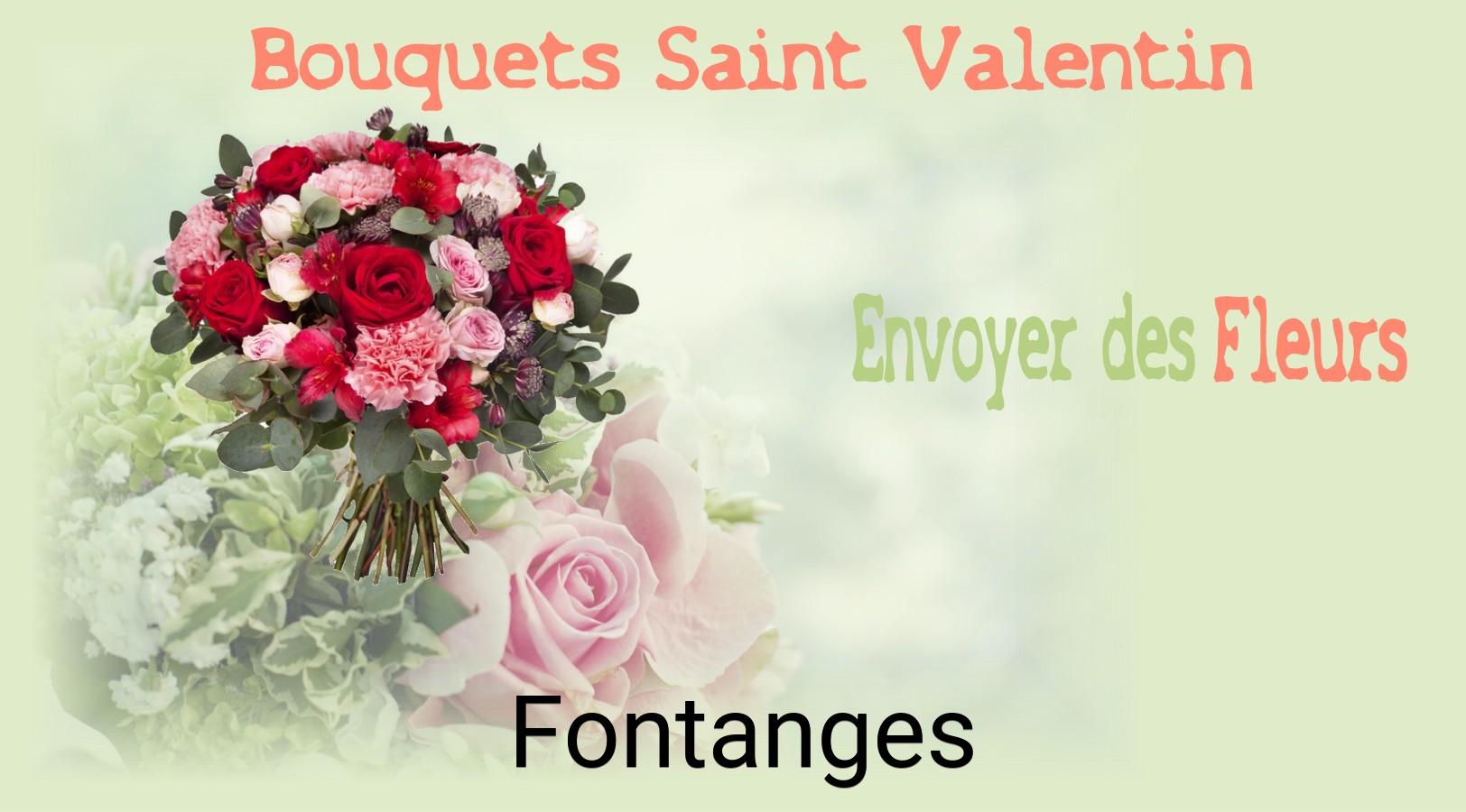 Roses de Saint-Valentin livrées à Fontanges